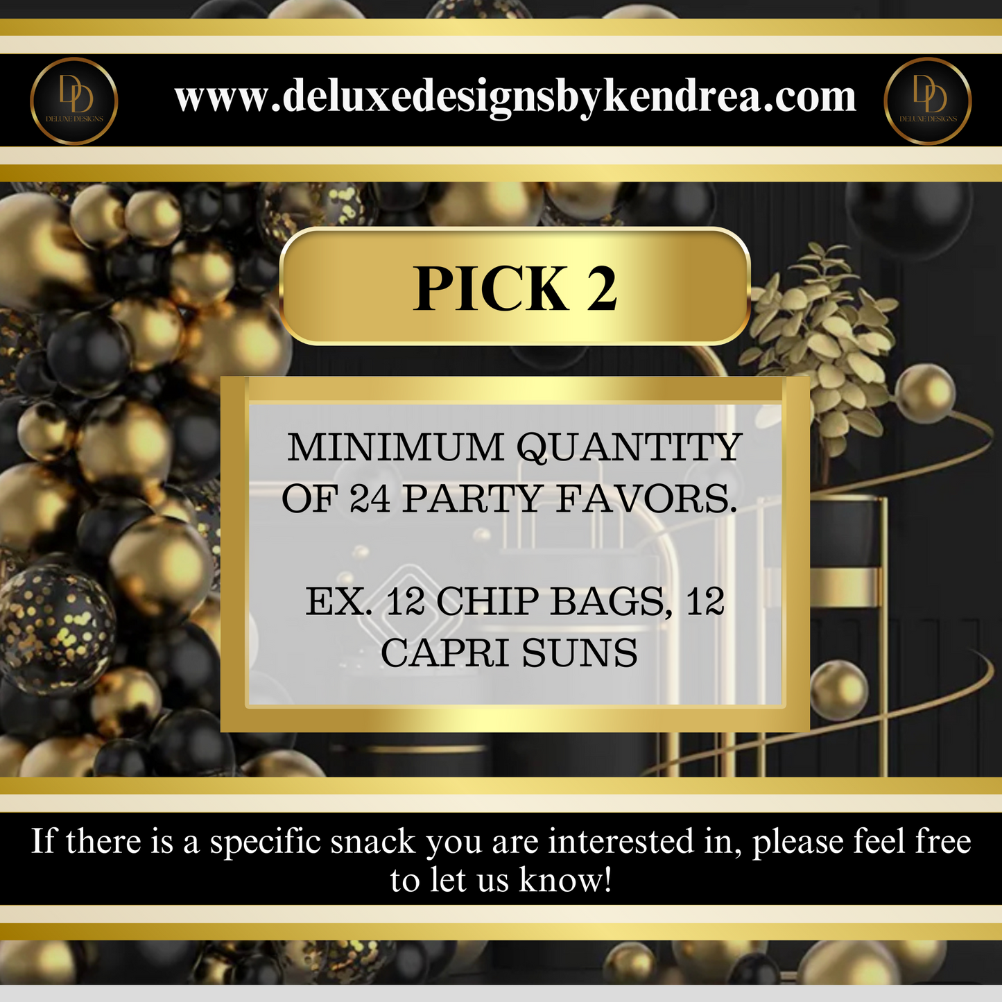 Custom Party Favors {UNFILLED}