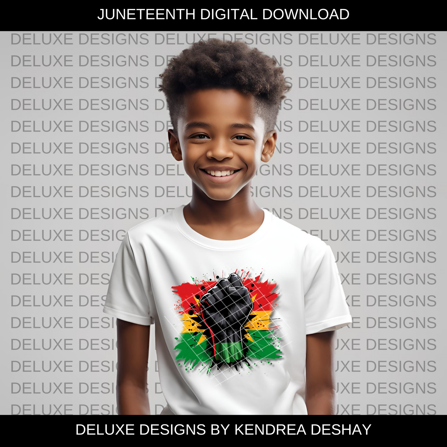 Juneteenth Black Fist Art-Digital Download