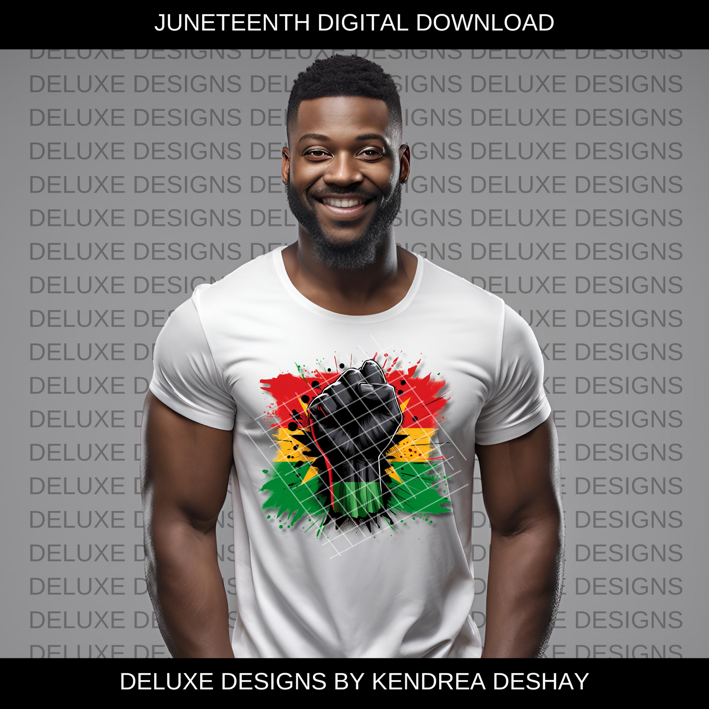 Juneteenth Black Fist Art-Digital Download