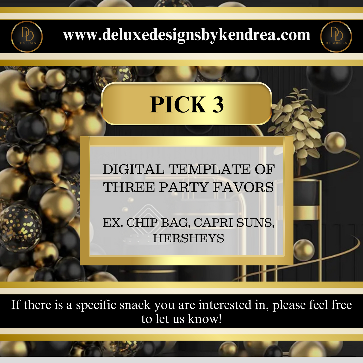 Custom Party Favors {DIGITAL}
