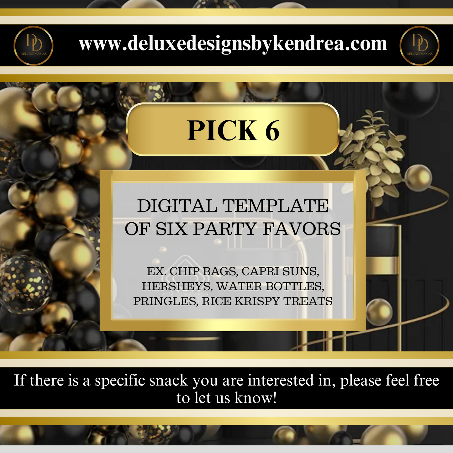 Custom Party Favors {DIGITAL}