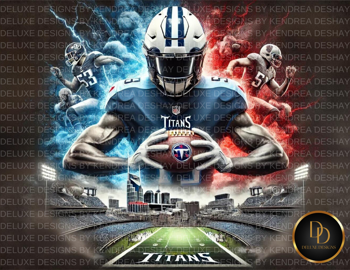 Ultimate NFL Team AI Art Bundle: 32 Vibrant Cityscape Football Player ...
